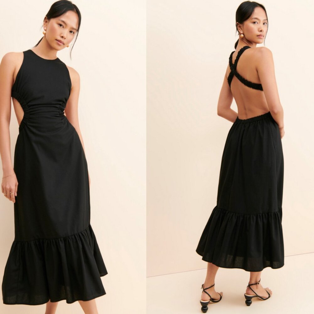 Elegant Black Sleeveless Dress